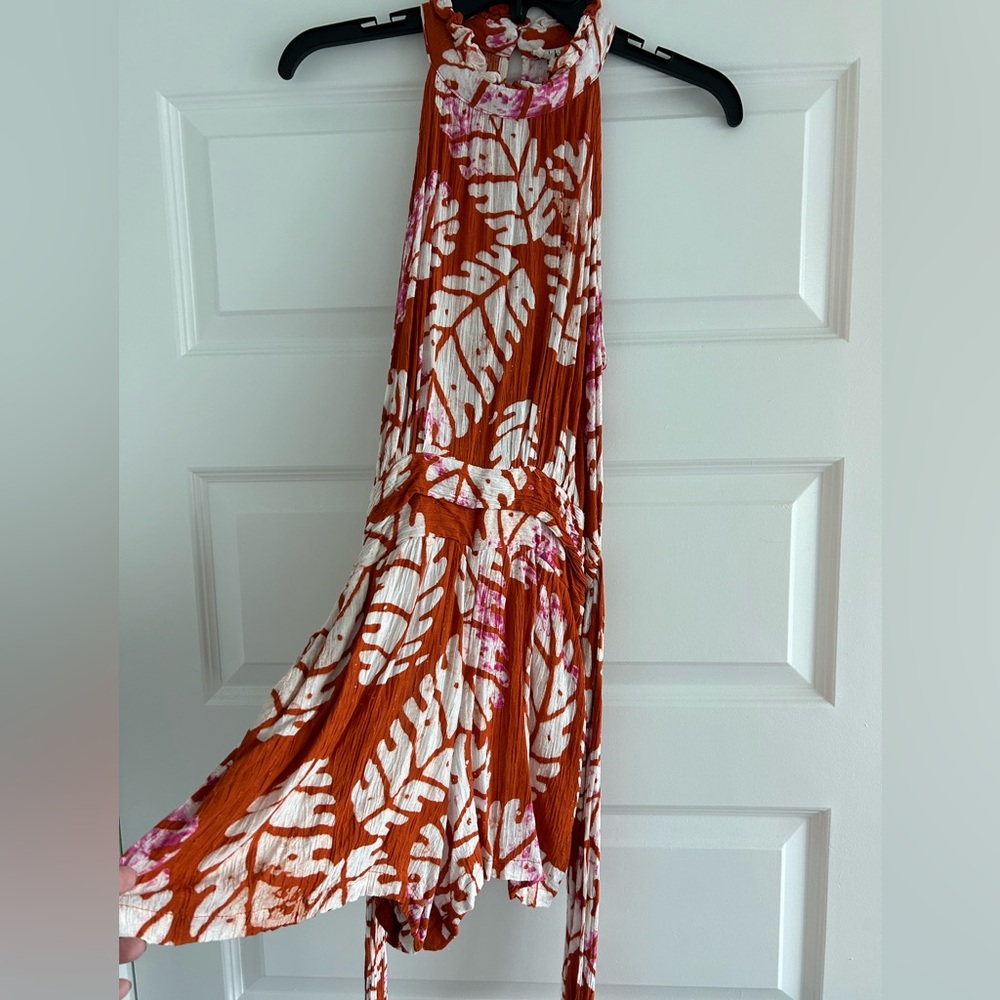 Nicole Miller Floral Romper Size Small